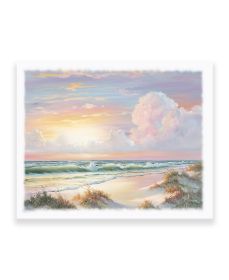 "Golden Sunset on Crystal Cove" by Georgia Janisse; Ready to Hang Canvas Art