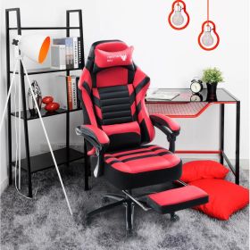 Vanbow.Seat Height Adjustable Swivel Racing Office Computer Ergonomic Video Game Chair