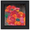 "Blooms on Black II" by Lisa Morales; Ready to Hang Framed Print; Black Frame