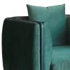 Divani Casa Oswego Modern Dark Green Jade Accent Chair