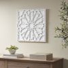 Boho Notion White Medallion Wood Wall Decor