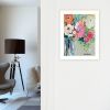 "From Mrs. Hazel's Garden" by Kait Roberts; Ready to Hang Framed Print; White Frame