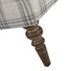 Picchu Amchair; PLAID GREY