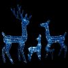 Acrylic Reindeer Family Christmas Decoration 300 LED Blue