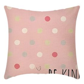 Throw Pillow Cover Short Plush Digital Printing (Option: 4 Style-45x45cm)