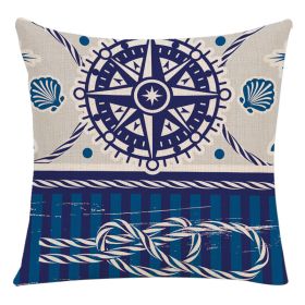 Navigation Series Home Linen Pillowcase (Option: Style16)