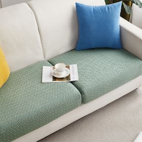 Knitted Elastic Sofa Cover Cushion All-season Universal (Option: Green-Plus L)