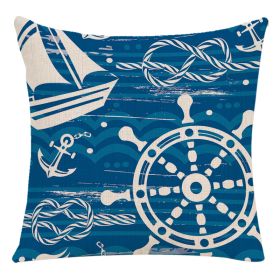 Navigation Series Home Linen Pillowcase (Option: Style9)