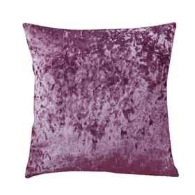 Ice Velvet Pillow Cushion Bedroom (Option: Purple-Pillow case-30x50cm)