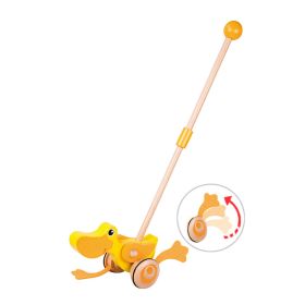 Step Assist Push Rod Puzzle Toy (Option: Yellow Duck putter)