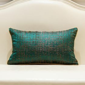 Modern Luxury Simple Pillow Cushion Cover (Option: Green-30x50 nonsplicing)