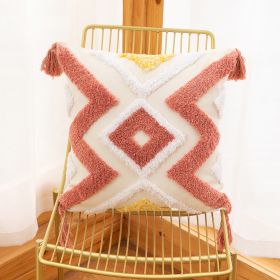 New Bohemian Geometric Tufted Pillowcase (Option: CR94 style-45x45cm)