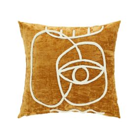 Removable And Washable Pillow Cover For Living Room Sofa (Option: Devils Eye-45x45cm)