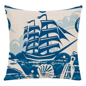 Navigation Series Home Linen Pillowcase (Option: Style12)