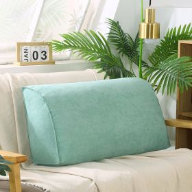 Removable And Washable Sofa Cushion In Living Room (Option: Light green-70x35x17cm-Pearl cotton core)