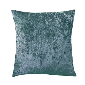 Ice Velvet Pillow Cushion Bedroom (Option: Lake Blue-Pillow case-30x50cm)