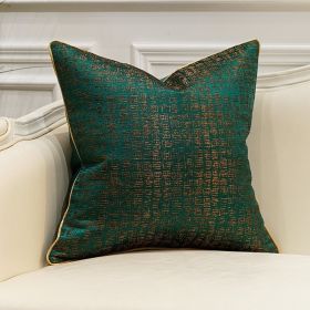 Modern Luxury Simple Pillow Cushion Cover (Option: Green-48x48 nonsplicing)