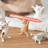 1pc/5pcs Cute Cat Pen Holder, Toy Cat Headphone Holder, Enchanted Dancing Cat Pen Holder, Home Desktop Ornament