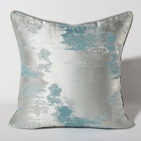 Dark Green Silver Green Sofa Pillow Cushion (Option: Light sky color-Pillow-30X50cm)