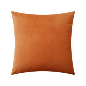 Removable And Washable Pillow Cover For Living Room Sofa (Option: Warm orange-45x45cm)