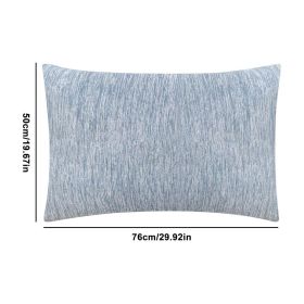 Cooling Pillow Cases Comfortable Breathable (Option: Blue-4pcs)