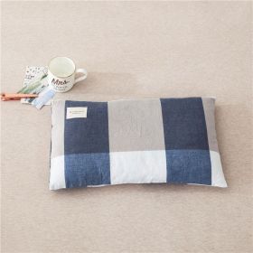 Pillowcase Young Children's Pillow (Option: Light Coffee Blue-48cmX74cm Pillowcase One)